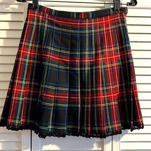 Vintage 90s Anna Sui Tartan Mini Kilt